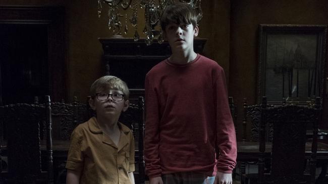 Julian Hillard and Paxton Singleton in The Haunting of Hill House.