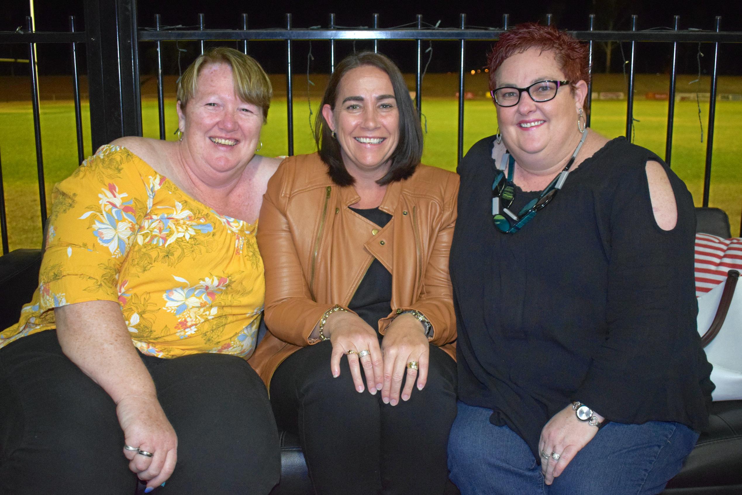 Helen Lanfear, Tammy Clark and Fiona Davis. Picture: Emily Bradfield