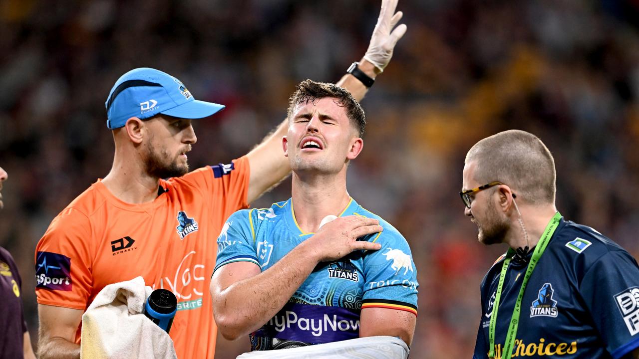 Halfback Toby Sexton has had a tough year. Picture: Bradley Kanaris/Getty Images