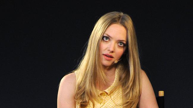 Actress Amanda Seyfried attends a 'Meet The Actor' event at Apple Store in Regent Street, London. Splash