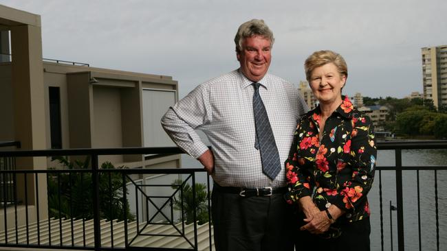 . Ron Boswell and wife Leita. Picture: David Kelly.