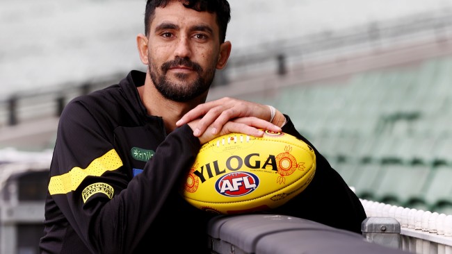 Marlion Pickett will sit out the Richmond game against St Kilda on Saturday amid his ongoing legal drama. Picture: Michael Klein.