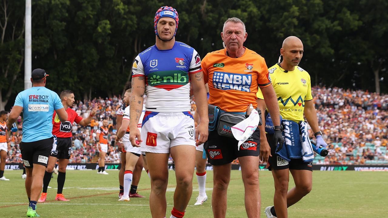 Adam O’Brien won’t be rushed into making a decision on whether to move Kalyn Ponga to fullback for his own safety. Picture: Cameron Spencer/Getty Images