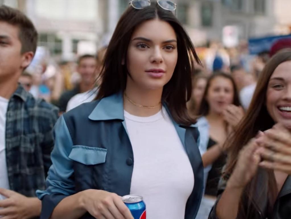 Jenner starred in a controversial advertisement for Pepsi in 2017.