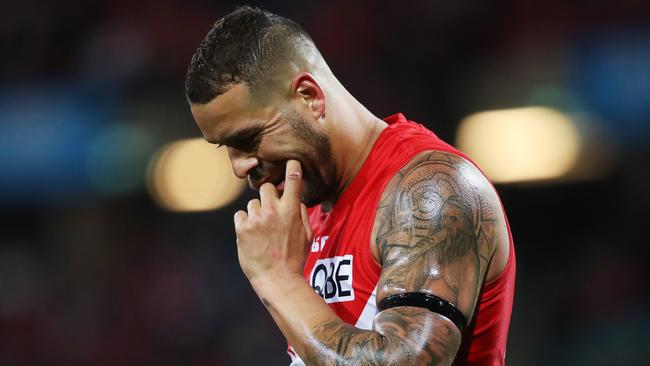 Sydney's Lance Franklin. Picture. Phil Hillyard