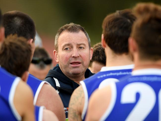 Chris Tankard spent six years in charge at Coburg Districts. Picture: Andy Brownbill