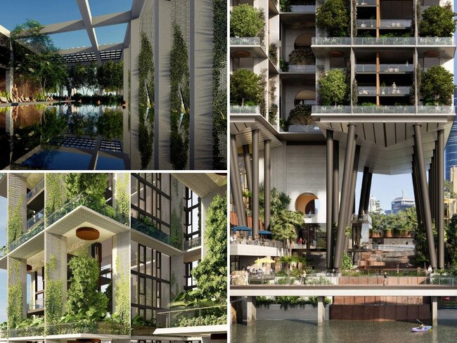 square Renders of the Kangaroo Point proposed development