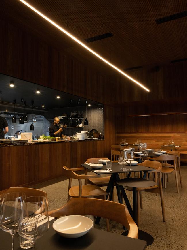 The open kitchen at Nice Thai by Kid Curry, Fortitude Valley. Picture: David Kelly