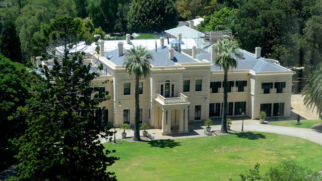 The role of Governor, which comes with living in these shiny digs on North Terrace, is highly coveted and respected. Picture: Sam Wundke