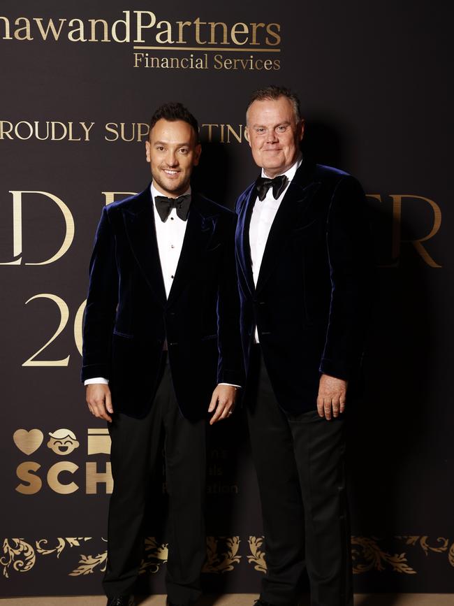 Joshua Penn Earl Evans at the Gold Dinner Fundraiser for the Sydney Children’s Hospital Picture: Jonathan Ng