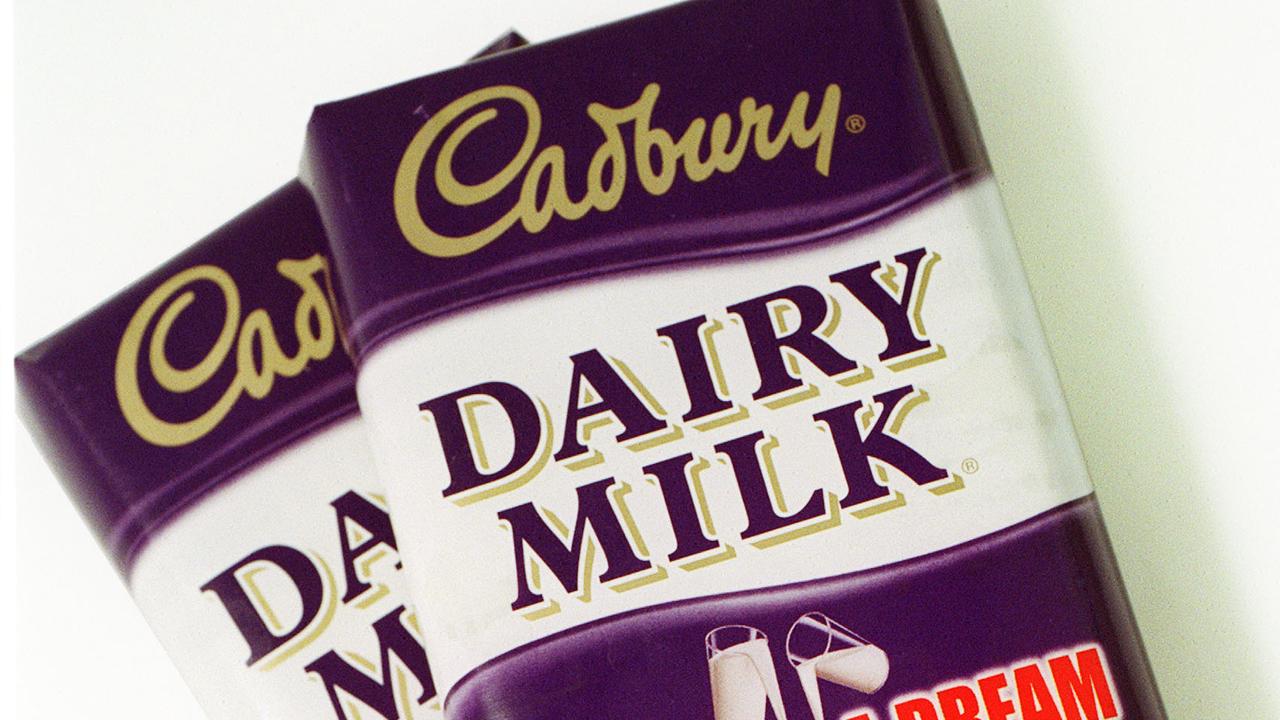 Cadbury bars from 2000 show the pack has changed but not the famous logo.