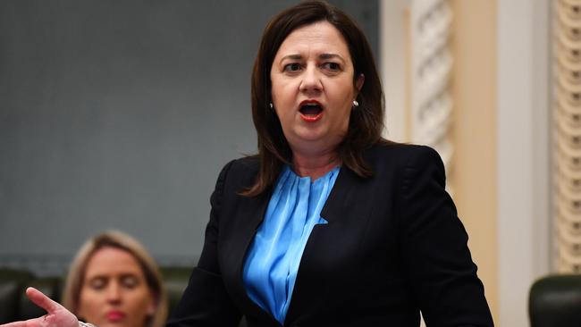 Queensland Premier Annastacia Palaszczuk, who has shut the border between her state and NSW. Picture: Dan Peled