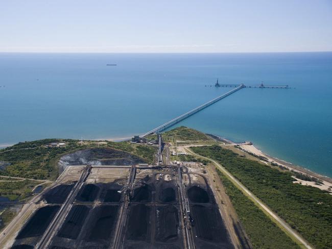 The Abbot Point coal port, which would service  Adani's proposed Carmichael coalmine project.