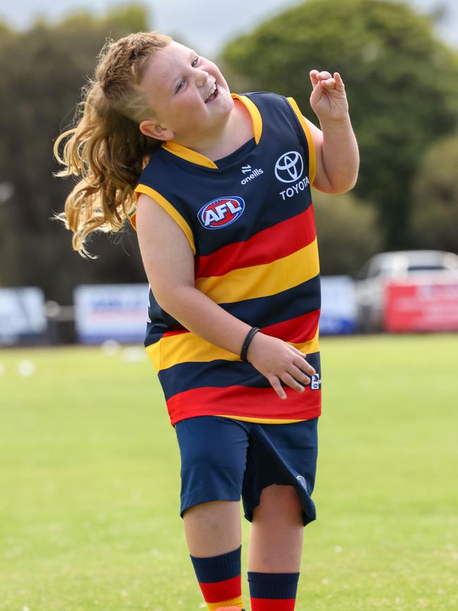 Ambrose and his mullet. He is inspired by Josh Rachele and Jess Waterhouse. Image: Russell Millard Photography