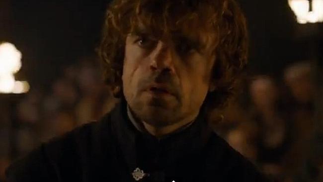 Tyrion doesn’t look like he’s having fun.