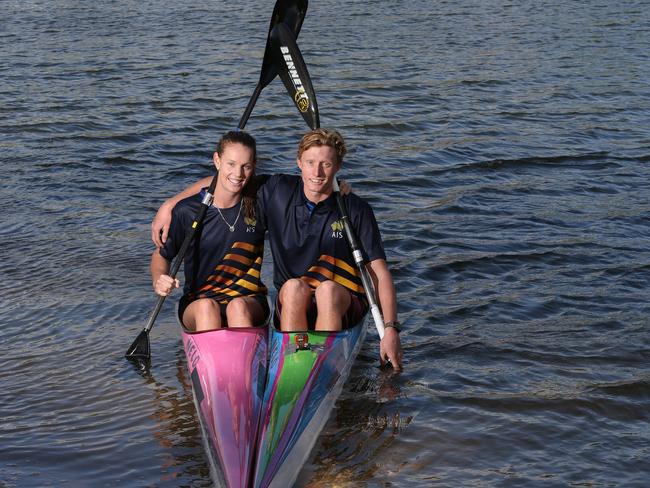 Australian kayaking couple Alyce Burnett and Jordan Wood