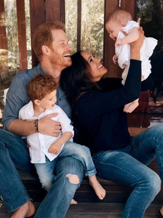 Harry and Meghan’s children, Archie and Lilibet, may also lose their prince and princess titles. Picture: Alexi Lubomirski/The Times