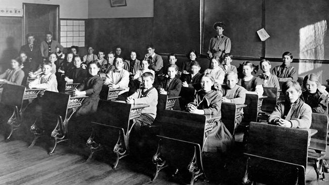 The world has changed dramatically since the days of the blackboard but the classroom hasn’t kept pace. Picture: Supplied