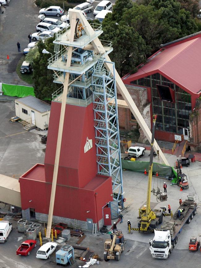 The Beaconsfield Gold Mine. Picture: Tony Palmer