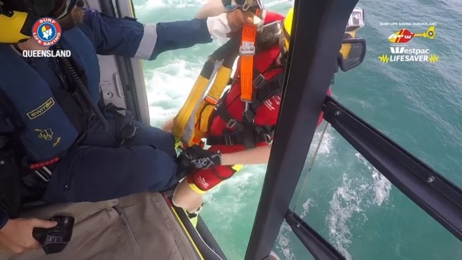 jet ski riders rescued from large surf