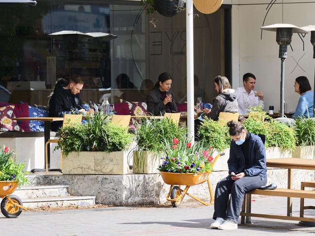 The ACT’s nine week lockdown officially came to an end at 12am on Friday with pubs, restaurants, gyms, entertainment centres, sporting venues and hairdressers all reopening. Picture: Rohan Thomson/Getty Images