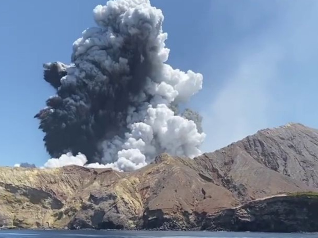 White Island volcano eruption.