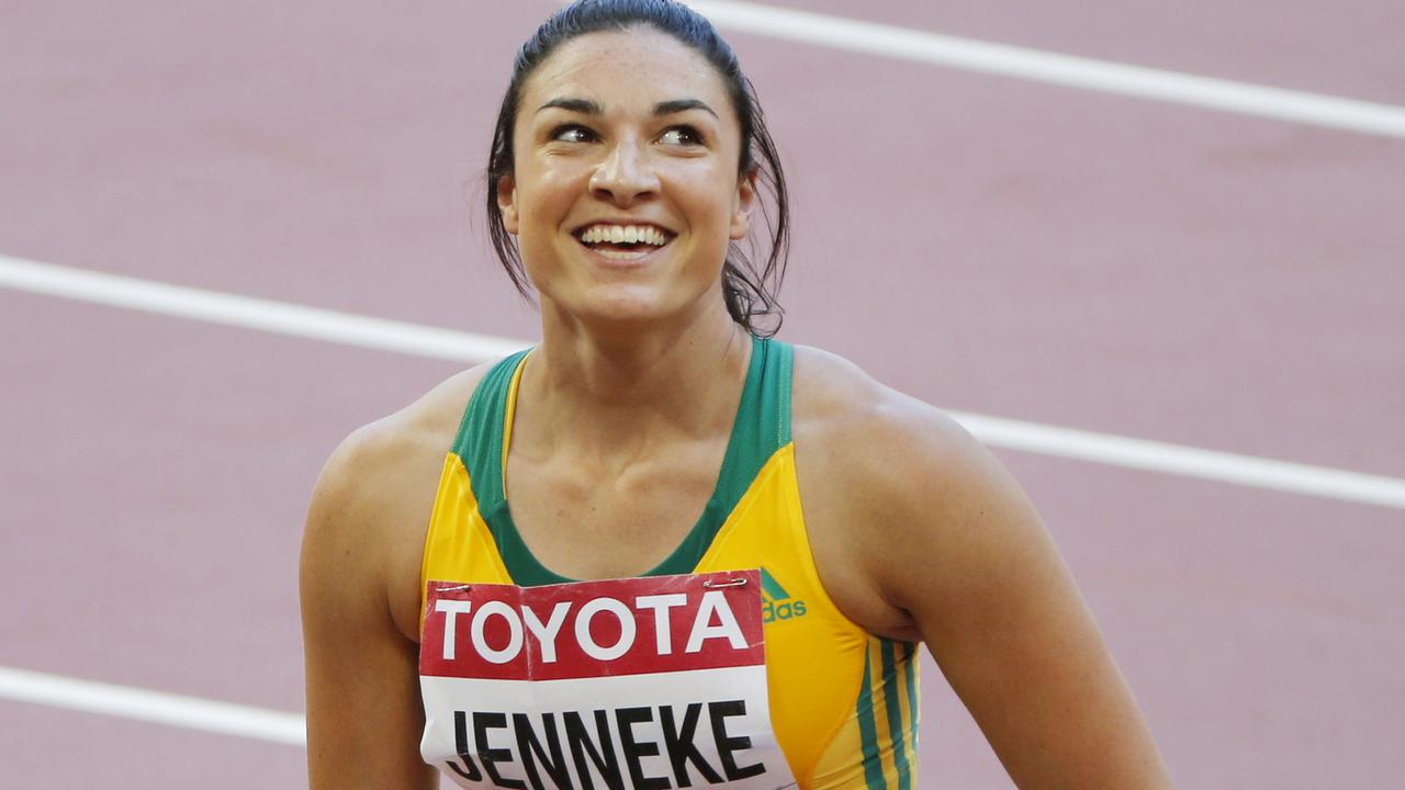 michelle jenneke pre race dance