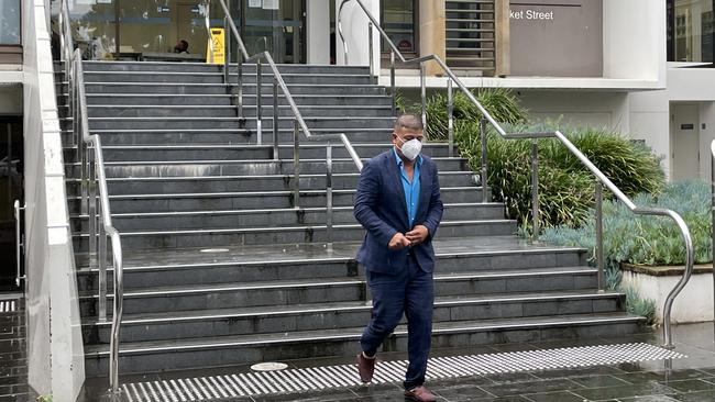 Abdulkeram Alnadawi leaving Wollongong Local Court on after being spared a conviction. Picture: Dylan Arvela