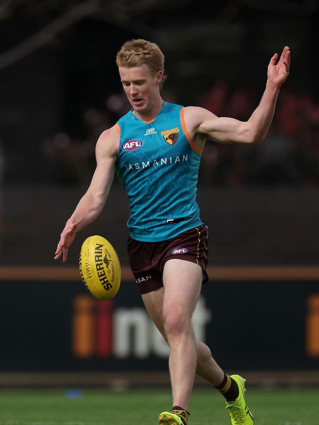 Cam Mackenzie missed Hawthorn’s elimination final. Picture: Daniel Pockett/Getty Images.