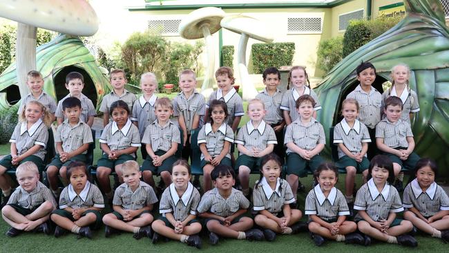 My First Year: A.B. Paterson Prep G: Back row: Harley, Brodee, Augie, Piper, Arthur, Regan, Elon, Mila, Stavya, Alina. Middle row: Aviana, Archie, Aleeza, Sebastian, Ava, Gabrielle, Asher, Indiana, Thomas. Front row: Arlo, Claire, Spencer, Penny, Zaayhan, Nara, Melissa, Evelyn, Isla Picture Glenn Hampson