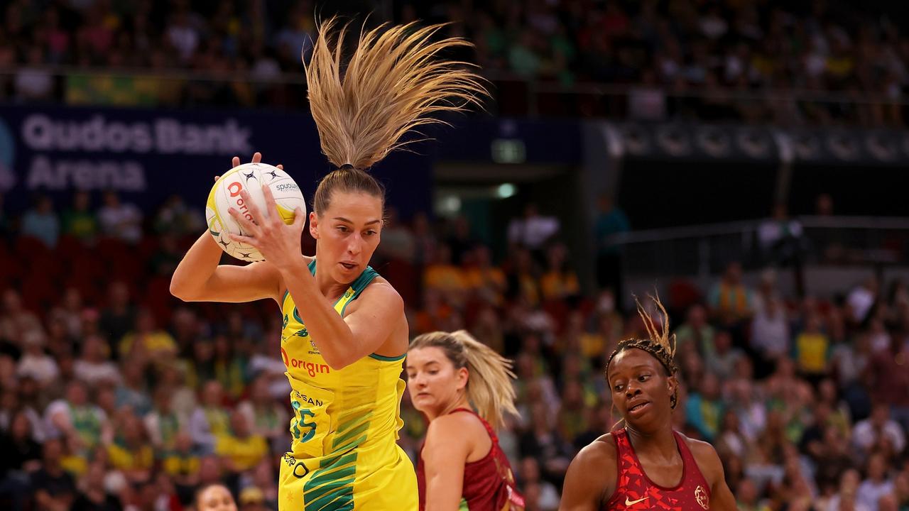 Cara Koenen of the Diamonds at Qudos Bank Arena. Picture: Getty