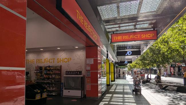 Rundle Mall's Reject Shop is closing on January 16. Picture: Darren Chaitman