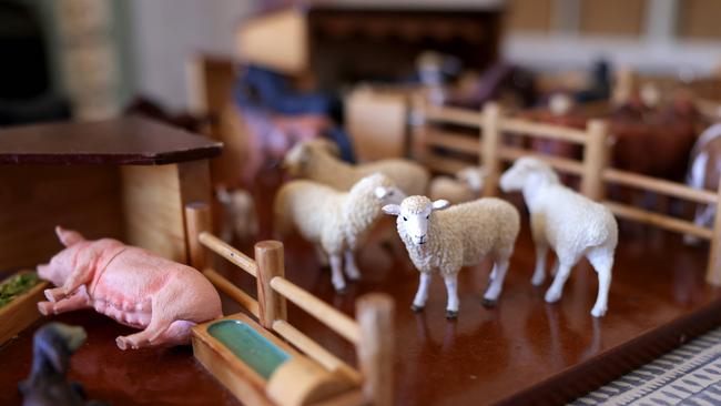 Toys in the kids’ playroom at Laura Geitz’s home in Brookfield. Photo: Steve Pohlner.