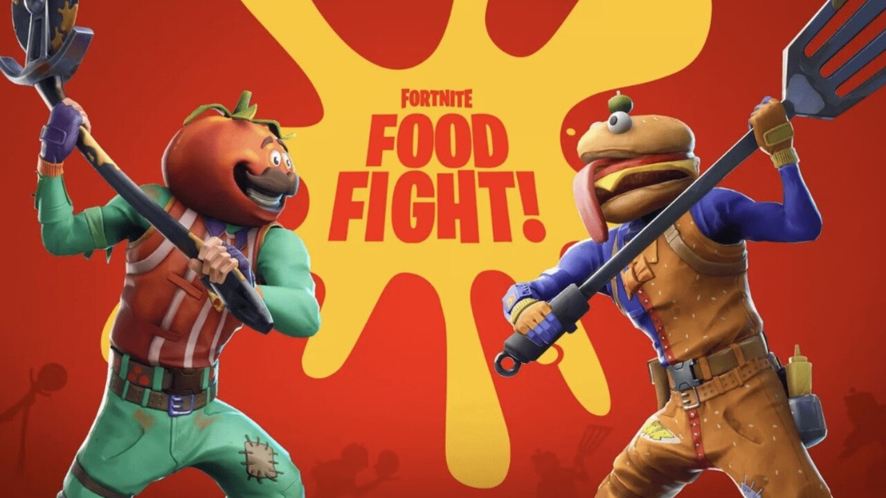 Fortnite has pitted Durr-Burger and Pizza Pit against each other. Picture: Fortnite