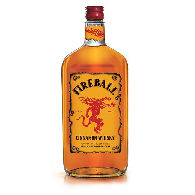 Shelton told police she picked up a bottle of Fireball whisky. Picture: fireballwhisky.com