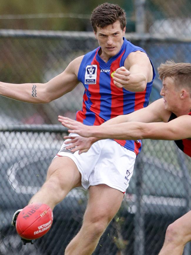 Brody Mihocek in action for Port Melbourne. Picture: Sarah Matray