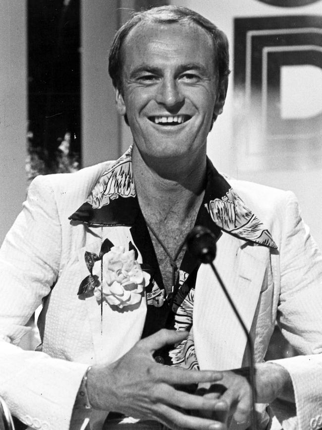 Peter Allen on the set of TV show Countdown in 1977. Picture: ABC