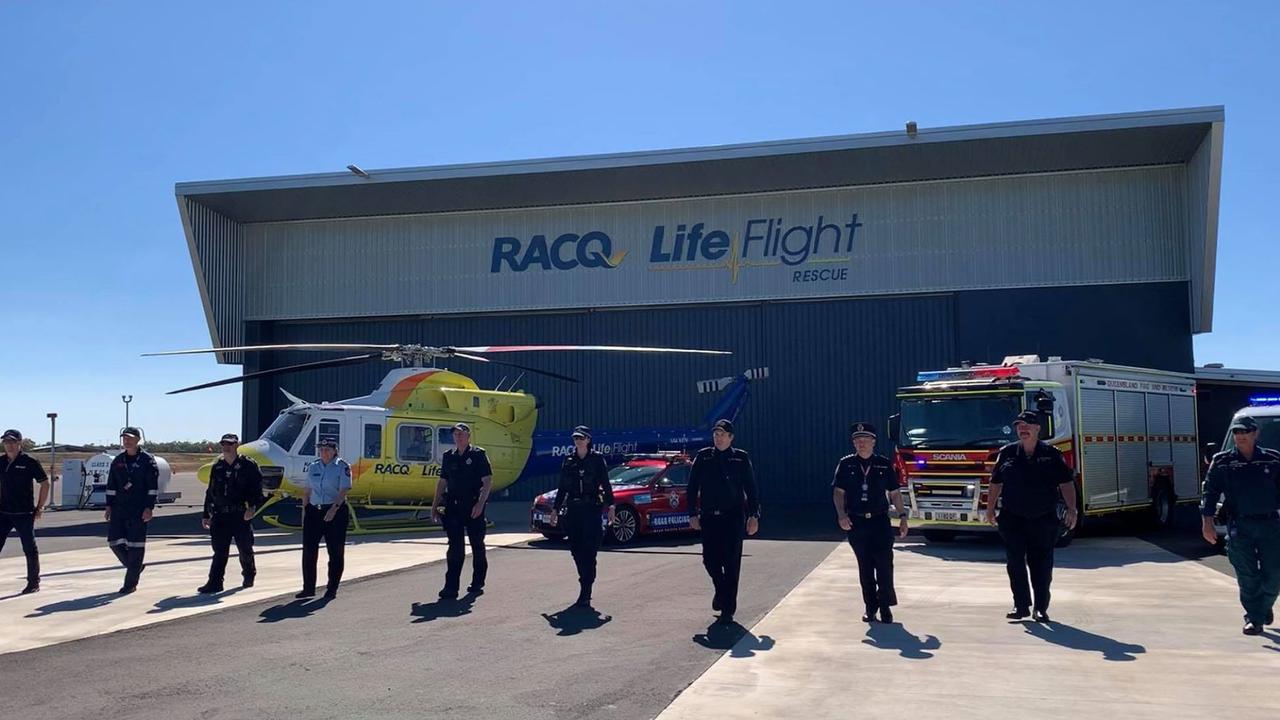 ROAD SAFETY WEEK: RACQ LifeFlight Rescue and emergency services will forces to launch Queensland Road Safety Week.