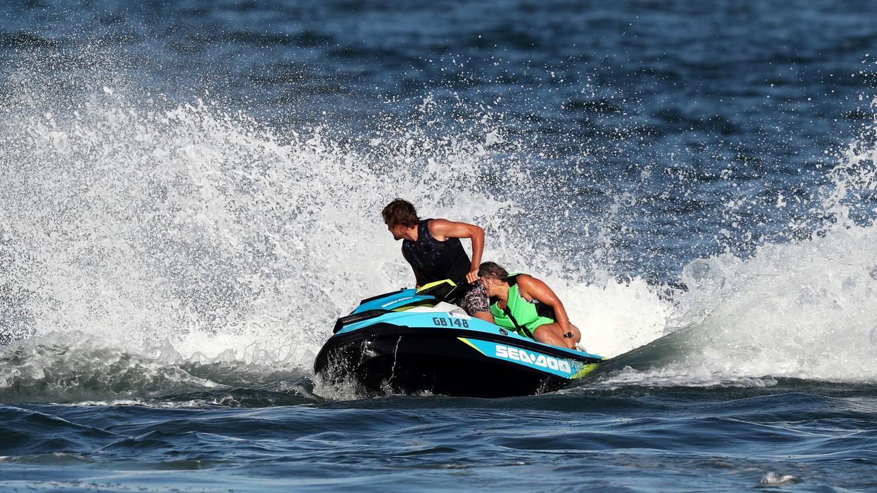 Jet skiers have rallied to defend their sport following months of demands to restrict the vehicles on Peninsula beaches. Picture: Jonathan Ng