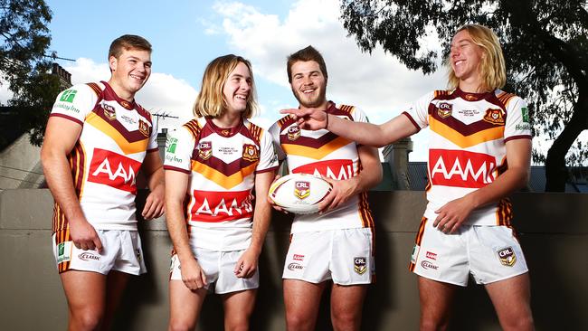 Daniel Keir, Bryce Kennedy, Wade Aitken and Zac Hoskings. Picture: Tim Hunter.