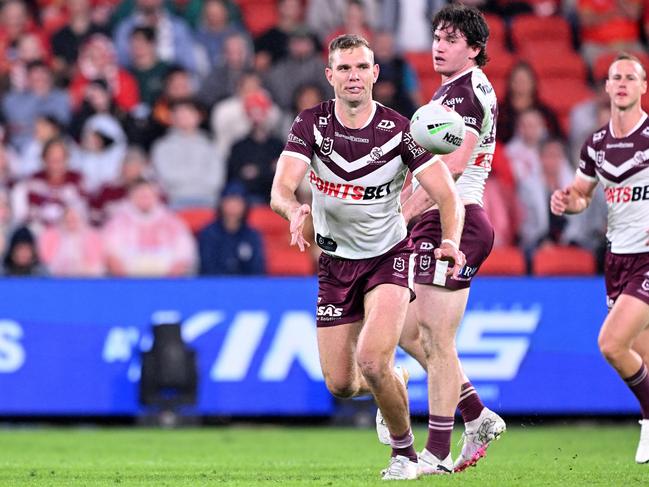 Tom Trbojevic is back for the Sea Eagles. Picture: Getty Images