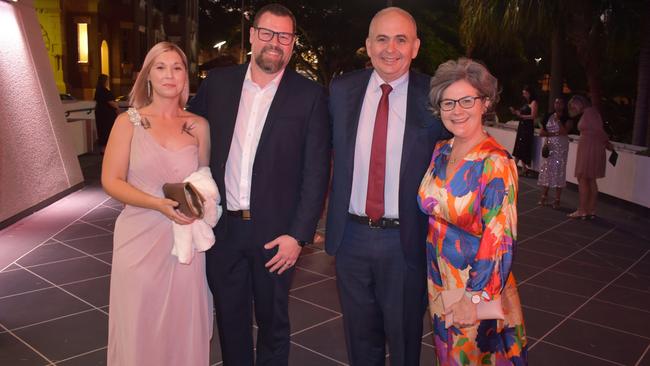 Dot Schmidt, James Long, Luke and Kerry Kruusmaa. IHF Gala Dinner, April 22, 2023
