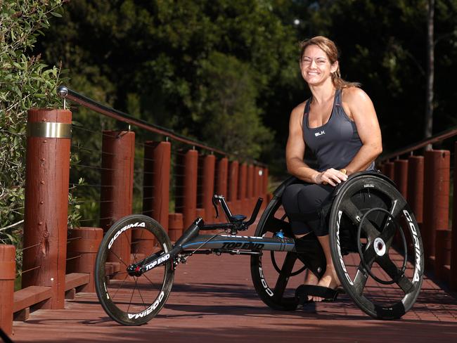 Para-athlete Natasha Price from Coomera. Photograph: Jason O'Brien.