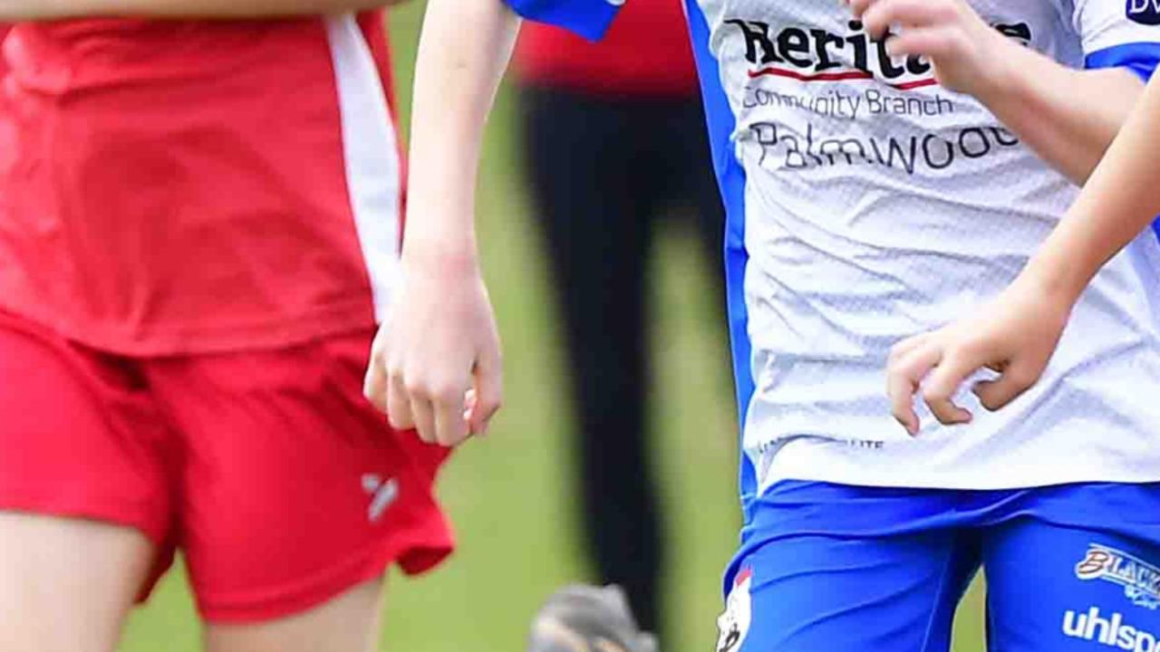 SOCCER: U 13 girls, Woombye V Nambour Yandina United. Picture: Patrick Woods.