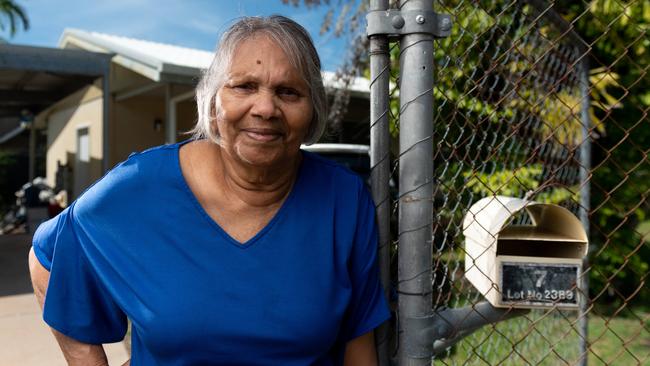 Former Stolen Generations Aboriginal Corporation chairwoman Eileen Cummings wants to continue to educate the young generations of Territorians on the sordid history of the NT. Picture: Che Chorley