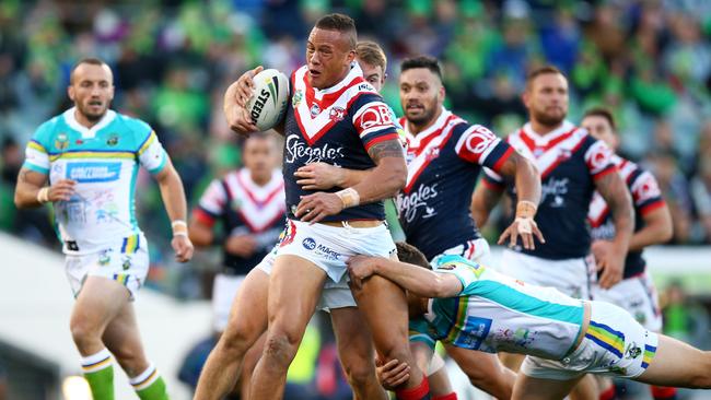 The depleted Roosters were valiant in defeat.