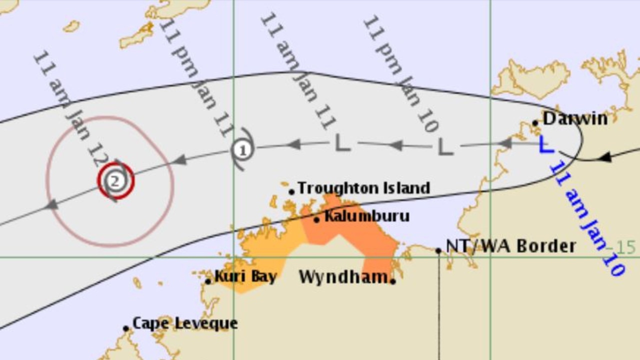 Tropical low NT Darwin cops a drenching as the Big Wet arrives NT News
