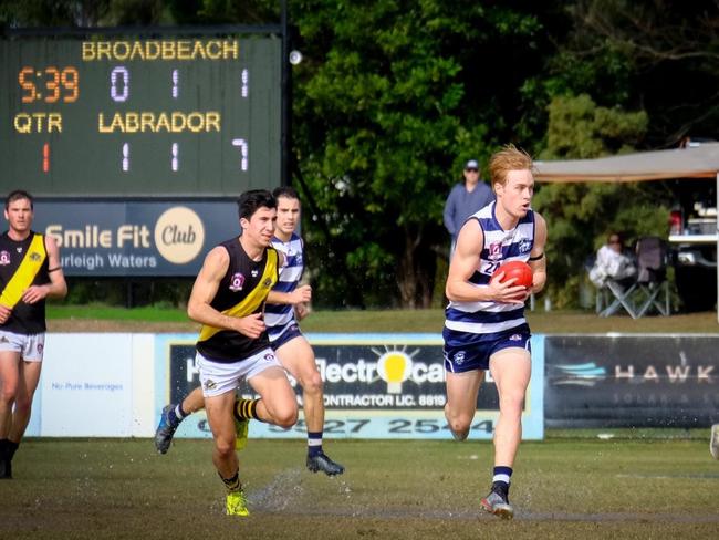 Broadbeach Cats player Connor Nutting. Picture credit: Brooke Sleep Photography.