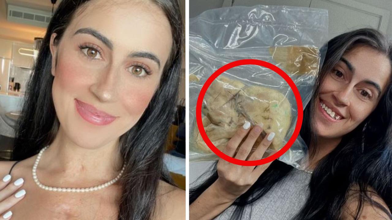 Wild item in woman’s carry-on bag