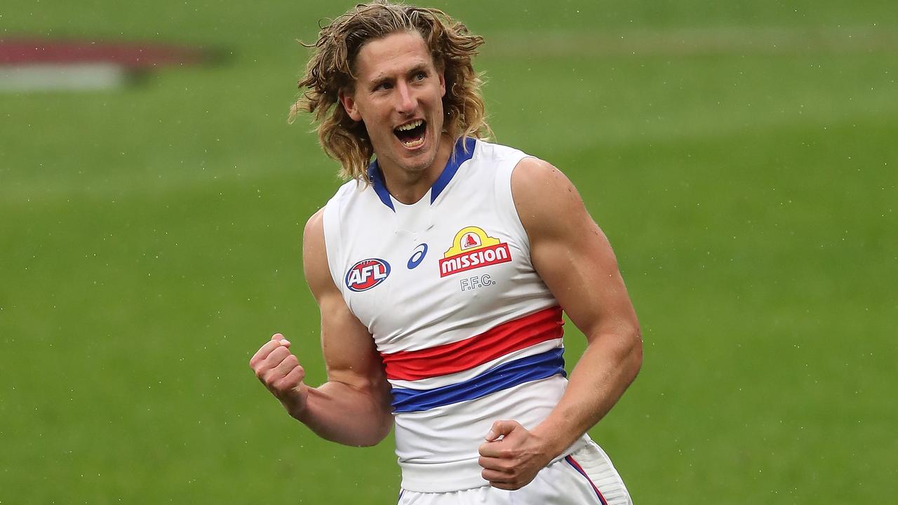 Aaron Naughton is fast-becoming one of the game’s best key forwards. Picture: AFL Photos/Getty Images